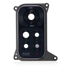 ESOURCE PARTS Replacement Back Camera Lens With Bracket / Bezel Compatible for Xiaomi Redmi Note 11 (Graphite Gray)