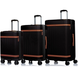 CHAMPS Vintage Air Collection 3 Piece Expandable Hardside Luggage Set