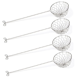 STAFRIT Starfrit - Set Of 4 Fondue Strainer, 2.5" X 8.5", Made Of Stainless Steel
