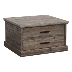 SAUDER Aspen Post Engineered Wood Coffee Table In Pebble Pine/brown