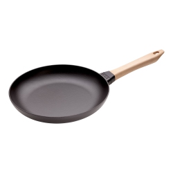 STAUB Pans 28 Cm / 11 Inch Cast Iron Frying Pan In Black