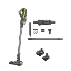 RYOBI 18V One+ Evercharge Stick Vacuum Kit With (1) 4.0 Ah Lithium-Ion High Capacity Battery And Charger