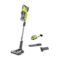 RYOBI One+ 18V Cordless Stick Vacuum Cleaner Kit With 4.0 Ah Battery And Charger