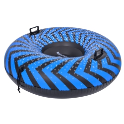 POOL CENTRAL Inflatable Ride-On Pool Float Or Snow Tube - 37" - And Black In Blue
