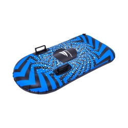 POOL CENTRAL 38" Inflatable Ride-On Pool Float Or Snow Tube In Black/blue