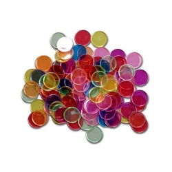 POPULAR PLAYTHINGS - 100 Steel Ringed Chips In Multicolor