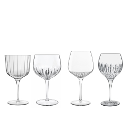 LUIGI BORMIOLI - Gin Glass Selection, Gin Tonic Stemware Assorted (Set Of 4)