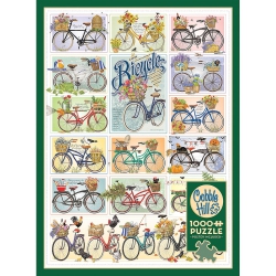COBBLE HILL - Bicycles (1000-Piece Puzzle)