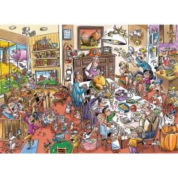 COBBLE HILL - Doodletown - Thanksgiving Togetherness (1000-Piece Puzzle)