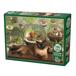 COBBLE HILL - Terrarium Cat (1000-Piece Puzzle)