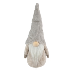 NORTHLIGHT Lighted Nose And Plush Hat Christmas Gnome Decoration - 10