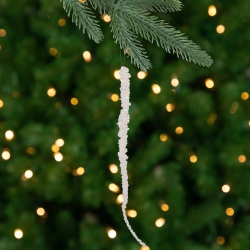 NORTHLIGHT Winter Icicle Christmas Ornament - 12" - Clear