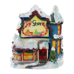 NORTHLIGHT Children's Toy Store Christmas Village Building Decoration - 4