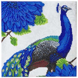 CRYSTAL ART - Ca Kit (Medium) - Flowering Peacock