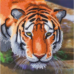CRYSTAL ART - Ca Card - Tiger