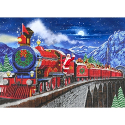 CRYSTAL ART - Ca Kit (Xl Size A) - Santa Express
