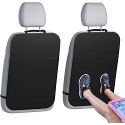 ISTAR 2 Pack Backseat Protector Seat Covers for Your Car, Suv, Minivan Or Truck Seats - Vehicle Back Seat Kids Safety Accessories Universal Fit