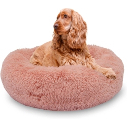ISTAR Round Pet Bed Washable Plush Sleeping Bed for Puppy Cats Dog Pets Etc