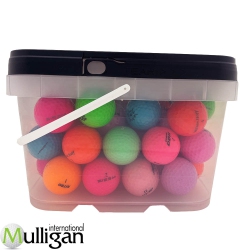 MULLIGAN GOLF BALLS 50 Color Mixed Aaa Used Recycled Used Golf Balls