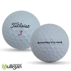 MULLIGAN GOLF BALLS 48 Titleist Pro V1X 2022 5A Recycled Used Golf Balls In White