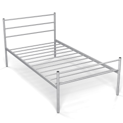 COSTWAY Twin Metal Bed Frame Mattress Foundation No Box Spring Needed