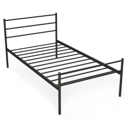 COSTWAY Twin Metal Bed Frame Mattress Foundation No Box Spring Needed