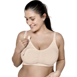 MEDELA 3-In-1 Nursing And Pumping Bra - Chai (Large) In Multicolor