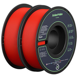 Ankermake Printing 2kg PLA+ Filament - 2 Pack - Blue