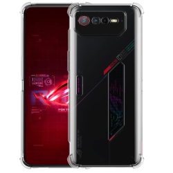 HLD Asus Rog Phone 6 Case, Rog Phone 6 Phone Case Clear, Scratch Resistant Reinforced Corners Tpu Rubber Soft Skin Silicone Protective Case Cover For