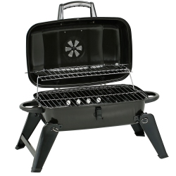 MASTER COOK 17 In. Portable Grill In Charcoal