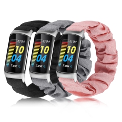 HLD Compatible With Fitbit Charge 5 Bands, Rhinestone Dressy Bracelet Replacement for Wristbands Accessories Jewelry Strap Women Girl