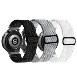 HLD 20MM Stretchy Bands Compatible \w Samsung Galaxy Watch 5/4 40MM 44Mm/watch 5 Pro 45Mm/watch 4 Classic 42MM 46Mm, Nylon Strap for Galaxy Active 2
