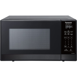 PANASONIC - 0.9 Cu Ft Stainless Steel Nn-Sg448S In Black
