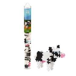 PLUS PLUS - Tube - Cow - 70 PCs (Mult) In Multicolor