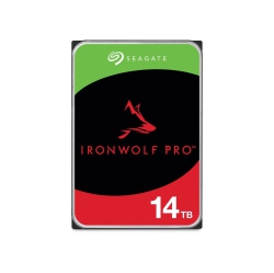 SEAGATE Ironwolf Pro St14000Nt001 14Tb 7200 Rpm 256Mb Cache SATA 6.0GB/s 3.5" Internal Hard Drive