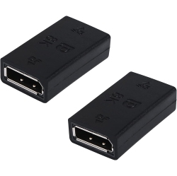 DOLAER C 8K Displayport to Displayport Coupler 1.4, Dp Female to Dp Female Extension Adapter Ultra High Speed Support 8K60Hz 4K144Hz(2-Pack)
