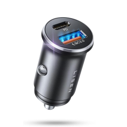 LDAS ELECTRONICS USB C Car Charger, 54W Iphone Car Charger Fast Charging [Mini Metal], Fast USB Car Charger Adapter Pd30W&qc3.0 Compatible \w Iphone