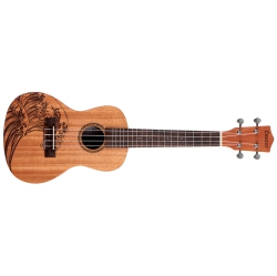 DENVER Concert Ukulele - Wave Etch
