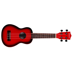 DENVER Soprano Ukulele - Burst In Red