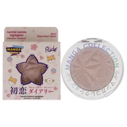 RUDE COSMETICS Manga Collection Twinkle Twinkle Highlighter - Sawa-Chans Heart By for Women - 0.14 OZ Highlighter