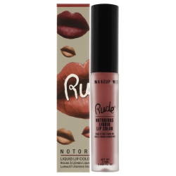 RUDE COSMETICS Notorious Liquid Lip Color - Sinister Villain By for Women - 0.1 OZ Lipstick