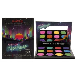 RUDE COSMETICS City Of Pastel Lights - 12 Pastel Pigment And Eyeshadow Palette By for Women - 0.41 OZ Eye Shadow