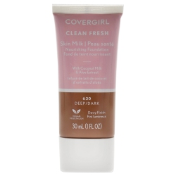 COVERGIRL Clean Fresh Skin Milk Foundation - 630 Deep Dark By for Women - 1 OZ Foundation