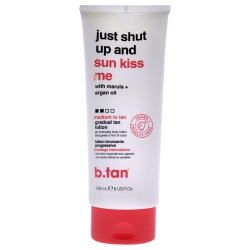 B.TAN Just Shut Up And Sun Kiss Me Gradual Lotion By B. for Unisex - 8 OZ Bronzer