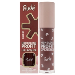 RUDE COSMETICS High Gloss Profit Lip Lacquer - Saabak By for Women - 0.141 OZ Lip Gloss