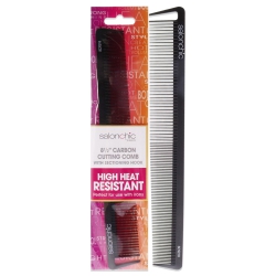 SALONCHIC Cutting Carbon Comb High Heat Resistant 8.5 By for Unisex - 1 PC Comb