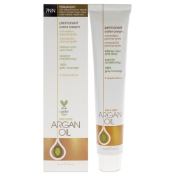 ONE N ONLY Argan Oil Permanent Color Cream - 7Nn Rich Natural Medium Blonde By for Unisex - 3 OZ Hair Color