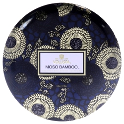 VOLUSPA 3 Wick Decorative Tin Candle - Moso Bamboo 340G/12OZ