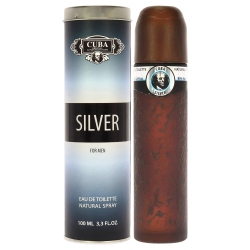CUBA By for Men - 3.3 OZ Edt Spray In Silver