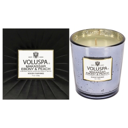 VOLUSPA Makassar Ebony And By for Unisex - 9 OZ Candle In Peach